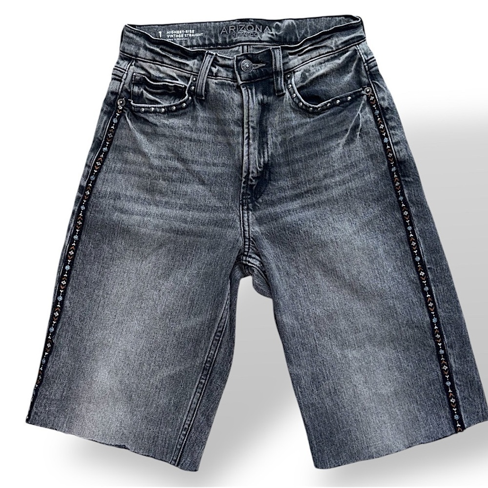 High Waisted Bermuda Shorts